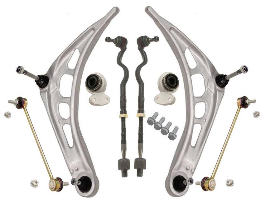 BMW Suspension Control Arm Kit - Front (8 Pieces) 32106777504 - eEuroparts Kit 3085198KIT